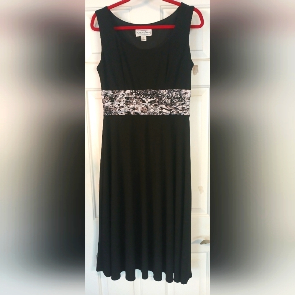 Chelsea Suite Women's Sleeveless A-line Midi Dress Size 8